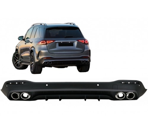 GLE W167 53 AMG galinio bamperio difuzorius